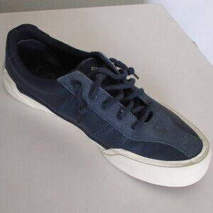 Sperry Top-Sider Womens Blue Leather Lace-up Sneakers - Size 8.5M